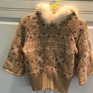 Gymboree Nordic Hooded Sweater size L (10-12))